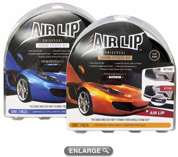 Air Lip Carbon Fiber Ground Effects Body Molding Kit 8' x 6"